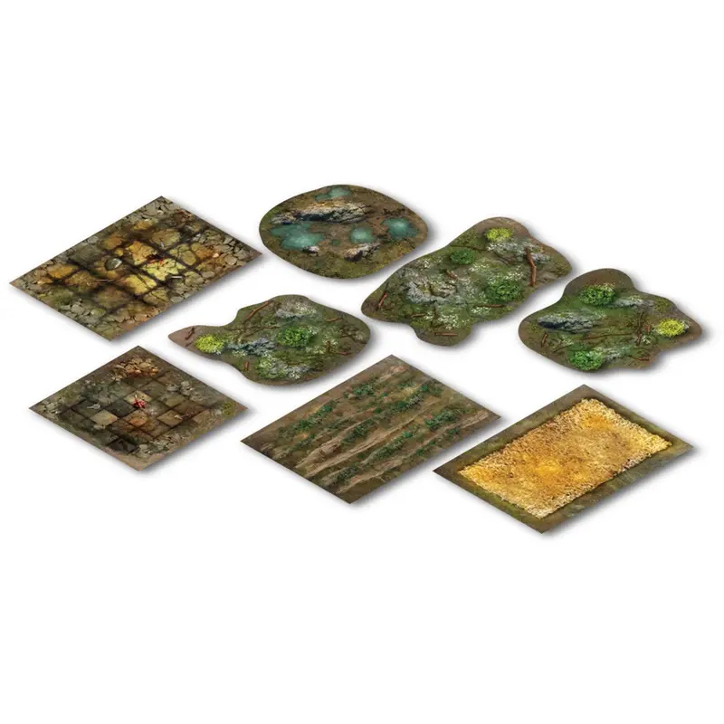 TerrainCrate Fantasy Gaming Templates (x8)