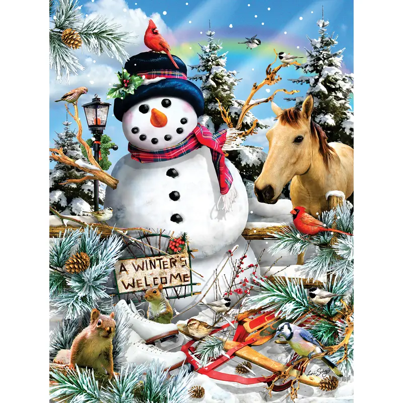 Winter's Welcome 500 Pc Puzzle