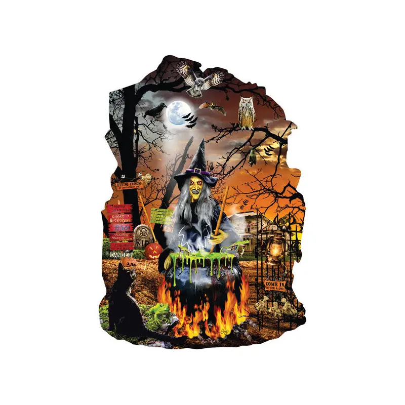 Witch's Brew Shaped 1000pc Puzzle
