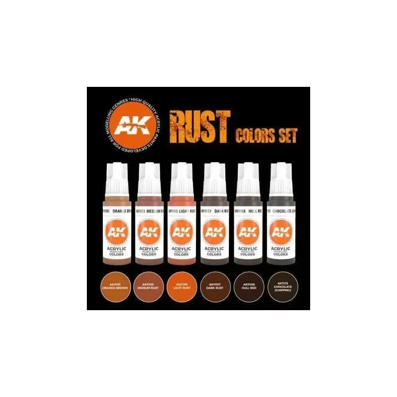 Ak Interactive 3Gen Sets - Rust