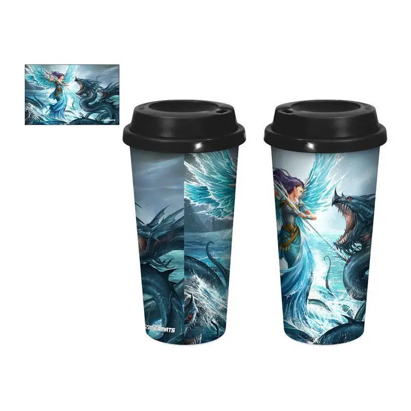 Aquatic Angel Lidded 20oz Tumbler