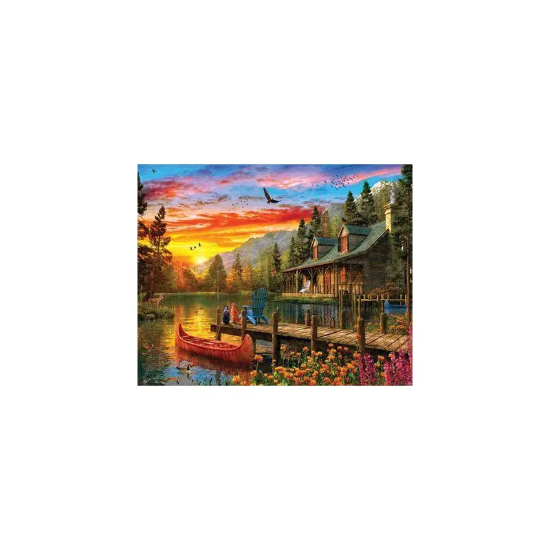 Cabin Evening Sunset (Springbok 1000pc)