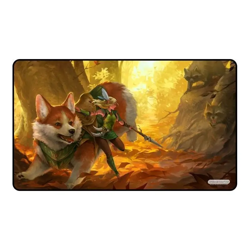 Corgi and Elf  GamerMats 24" x 14"