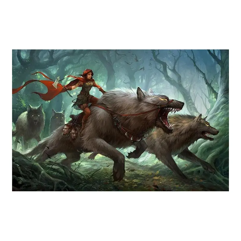 Dark Red Riding Hood  GamerMats 24" x 14"