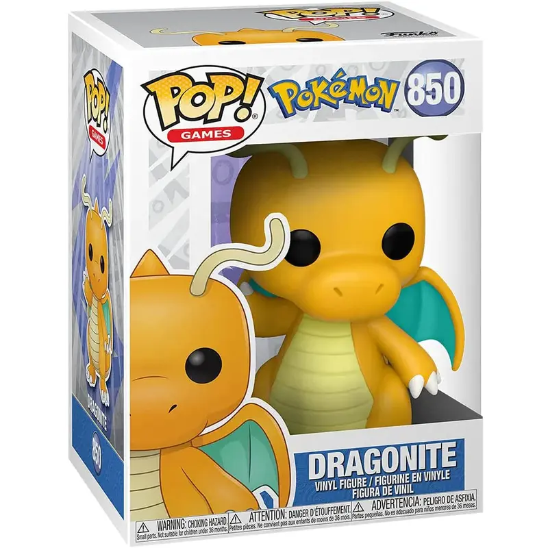 Funko Pokemon POP! Games Dragonite 850