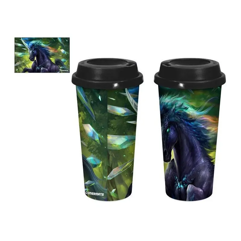 Prismatic Unicorn Lidded 20 oz Tumbler