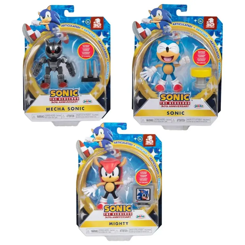 4" SONIC THE HEDGEHOG ARTICULATED FIGURE