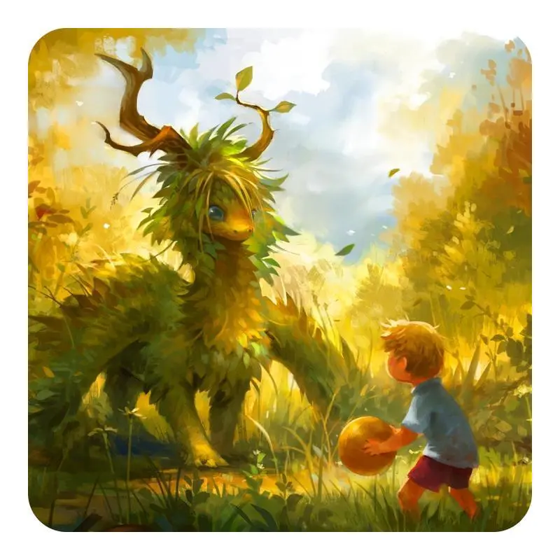 Coaster - Dragon, Ball and Boy