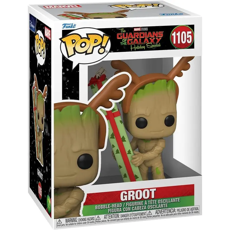 Funko Pop Guardians of the Galaxy Holiday Special Groot #1105