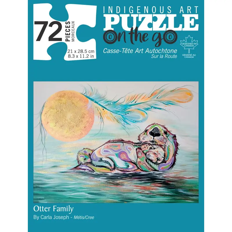 Otter Family 72 PIECE PUZZLE