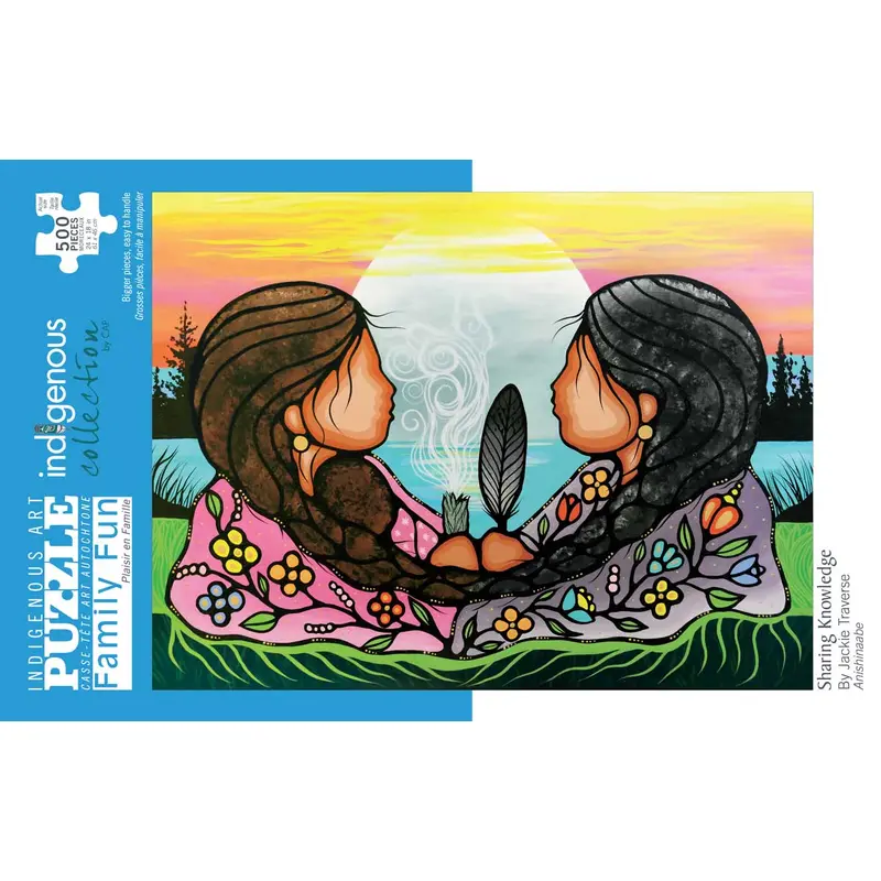 SHARING KNOWLEDGE 500 PIECE PUZZLE