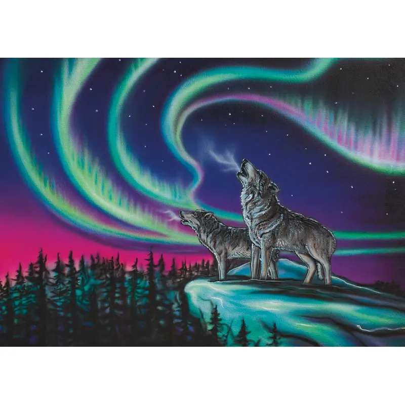 SKY DANCE - WOLF SONG DIAMOND ART KIT