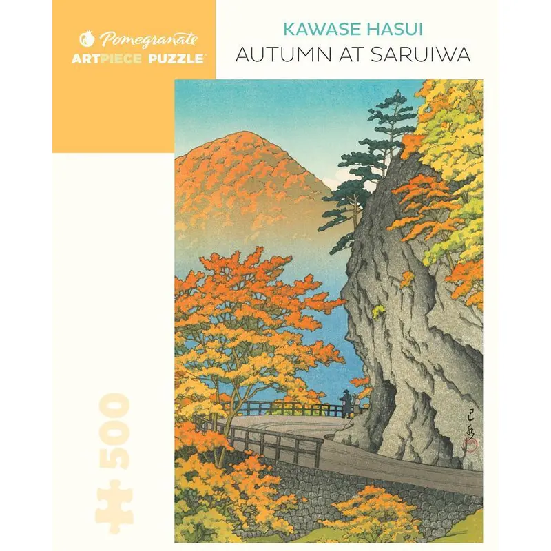 Kawase Hasui - Autumn At Saruiwa (Pomegranate 500pc)