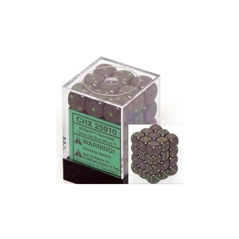 Speckled Earth (12mm D6 Dice Set)