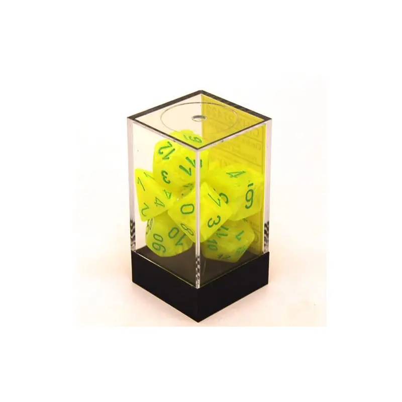 Vortex Electric Yellow/green (7-Die RPG Set)