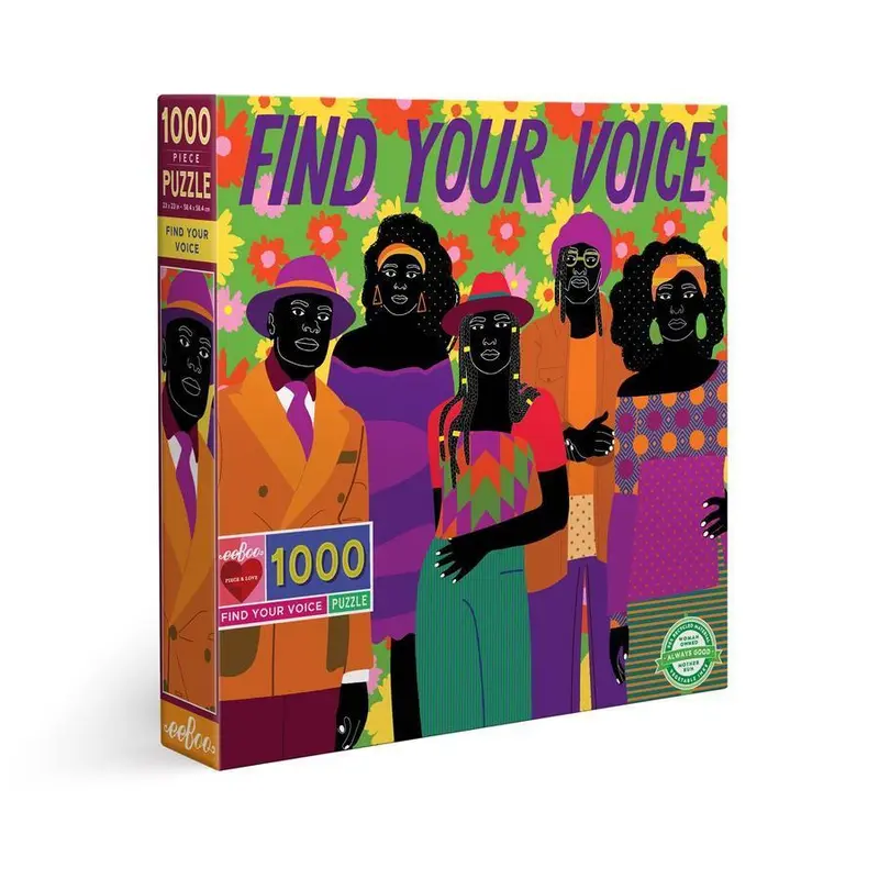 Find Your Voice Eeboo 1000 pc Puzzle