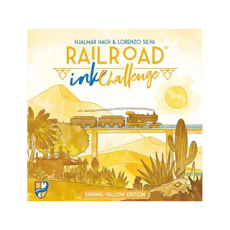 Railroad Ink Challenge: Shining Yellow