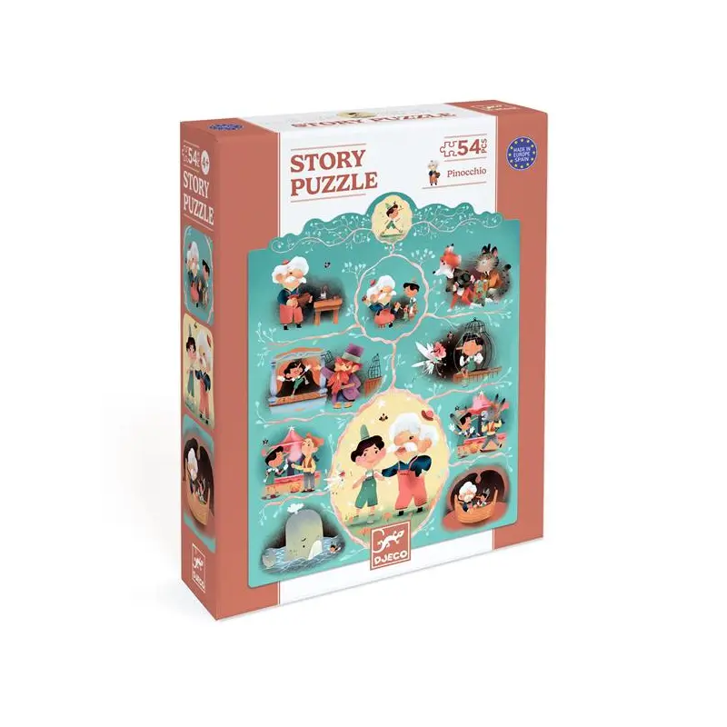 Story puzzle / Pinocchio / 54 pcs