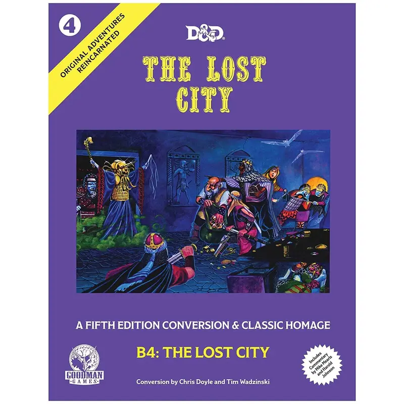 B4: The Lost City  Original Adventures Reincarnated