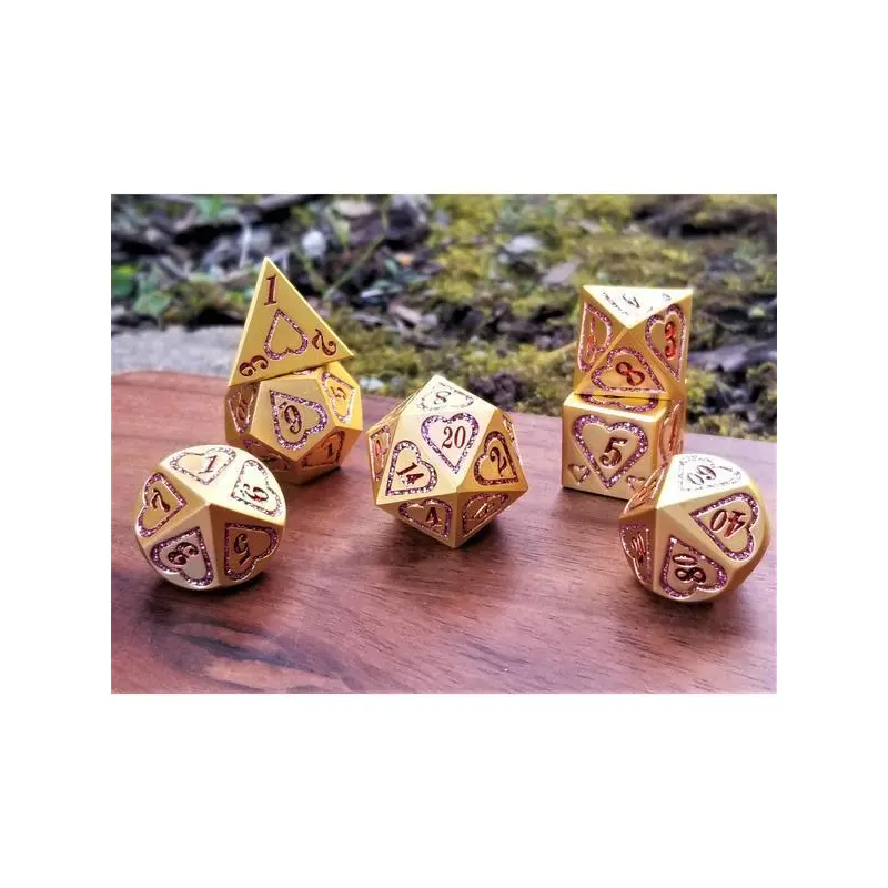 Be My Valentine (Metal 7-Dice RPG Set)