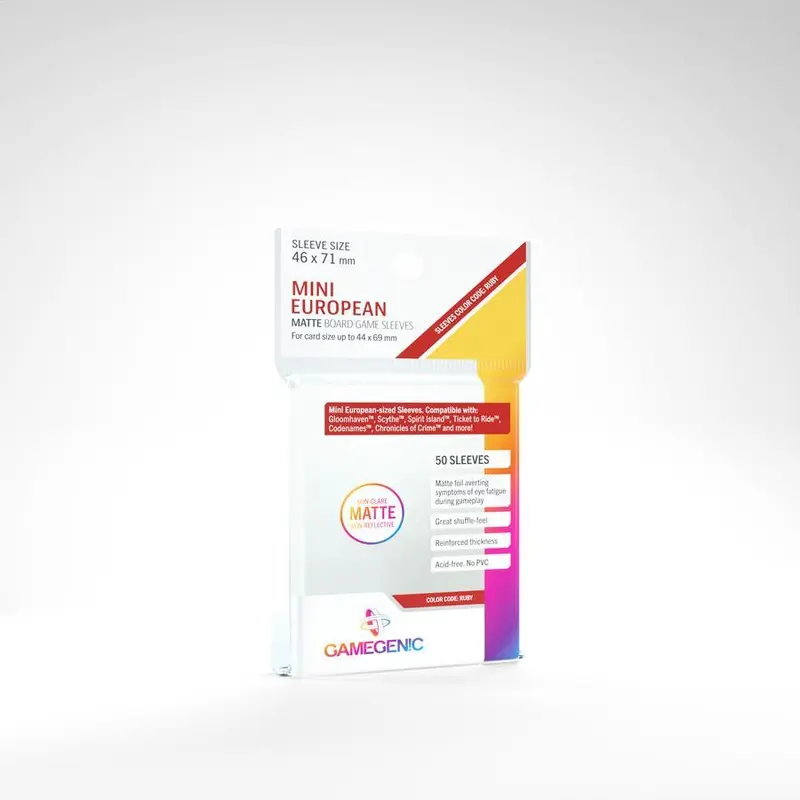 Gamegenic Mini European Matte Card Sleeves