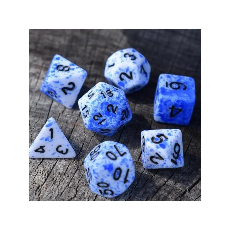 Blood of the Frost Wyrm Dice (7-Die RPG Set)