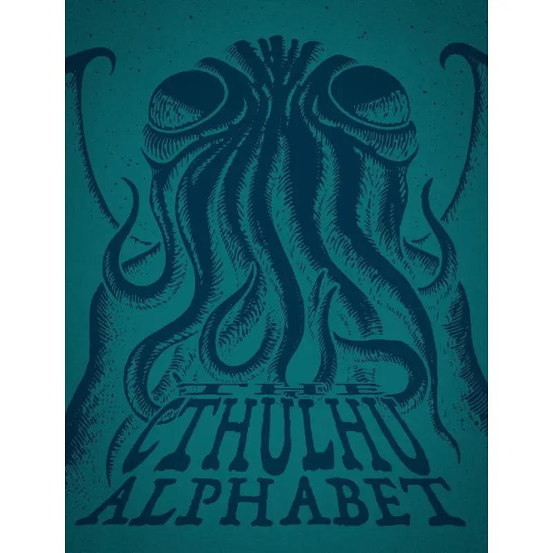 Cthulhu Alphabet RPG Supplement Hardback -Cerulean Foil Printing