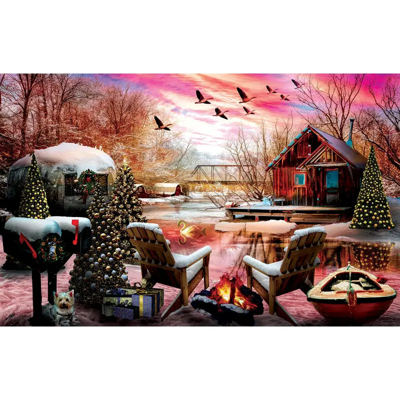 Holiday Camping 550 Pc Puzzle