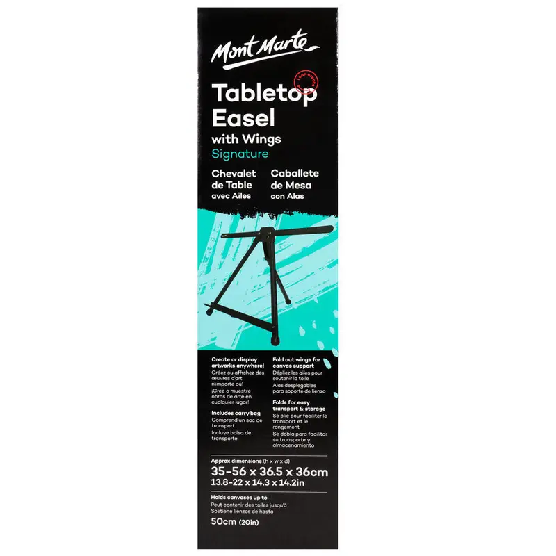MONT MARTE Aluminium Table Top Easel - max height 20 (51cm)