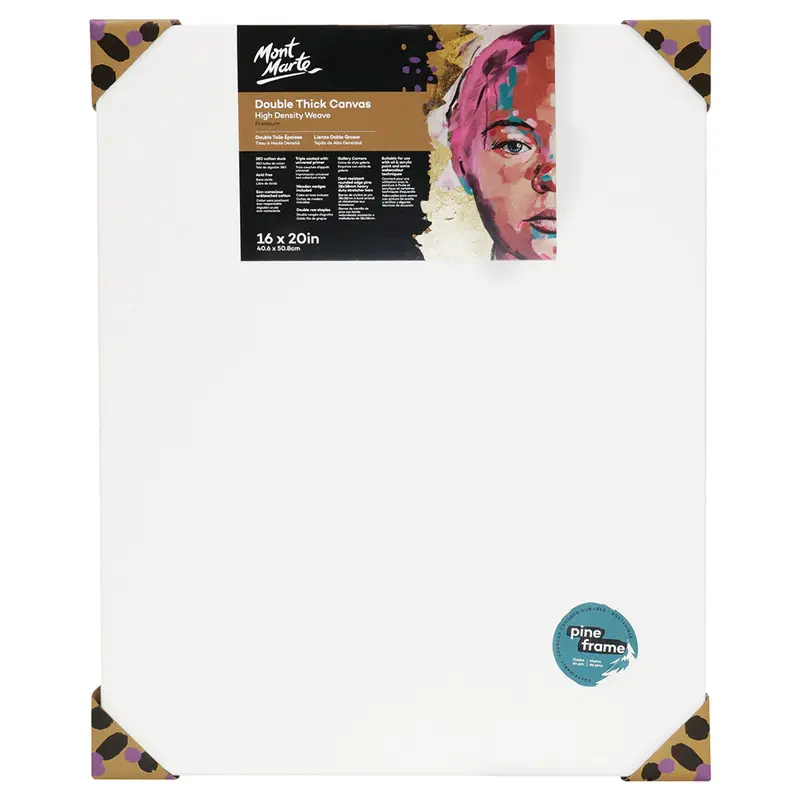 MONT MARTE Double Thick Canvas with Pine Frame 16 x 20 (40.6 x 50.8cm)