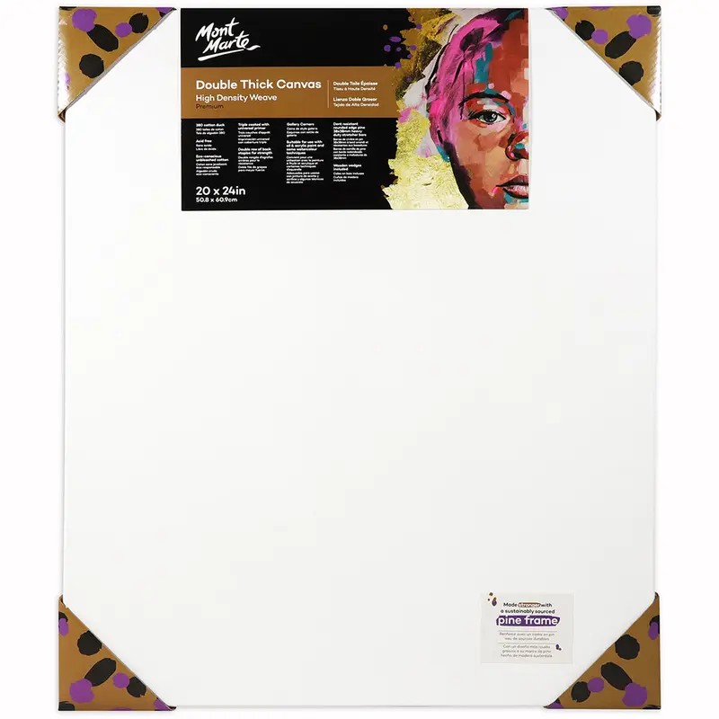 MONT MARTE Double Thick Canvas with Pine Frame 20 x 24 (50.8 x 60.9cm)