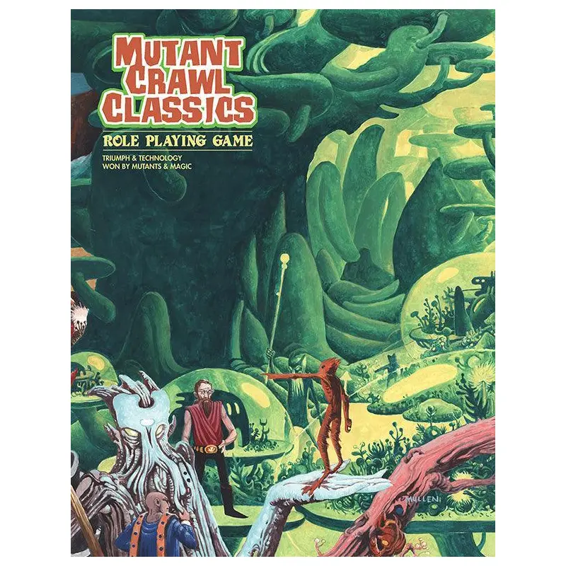 Mutant Crawl Classics Role Playing Game (MCC RPG) Peter Mullen Cover
