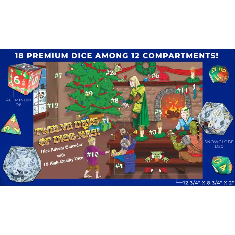 SD TWELVE DAYS OF DICE-MAS ADVENT CALENDAR 2022