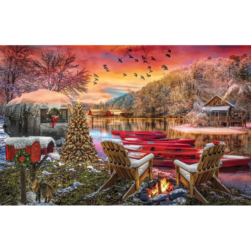 Christmas Eve Camping 1000 puzzle