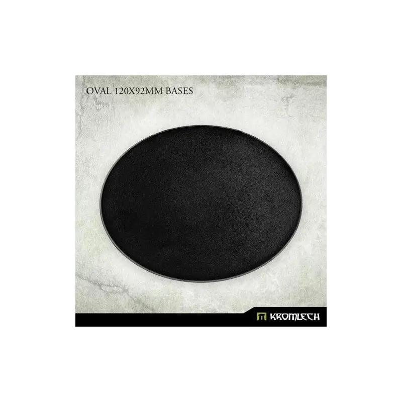 KROMLECH Oval 120x92mm Bases (1)
