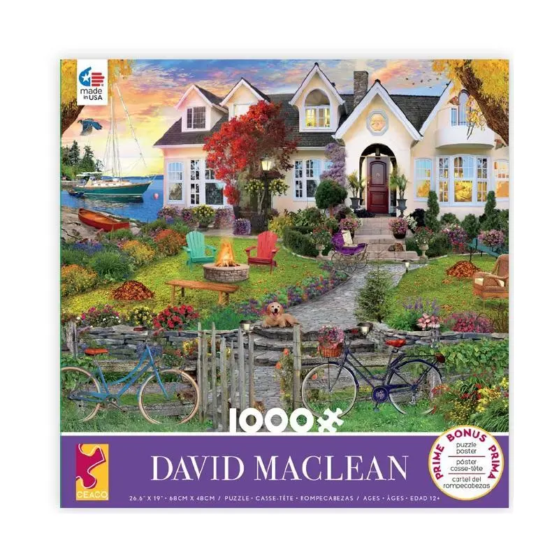 David Maclean Coastside Home (Ceaco 1000pc)