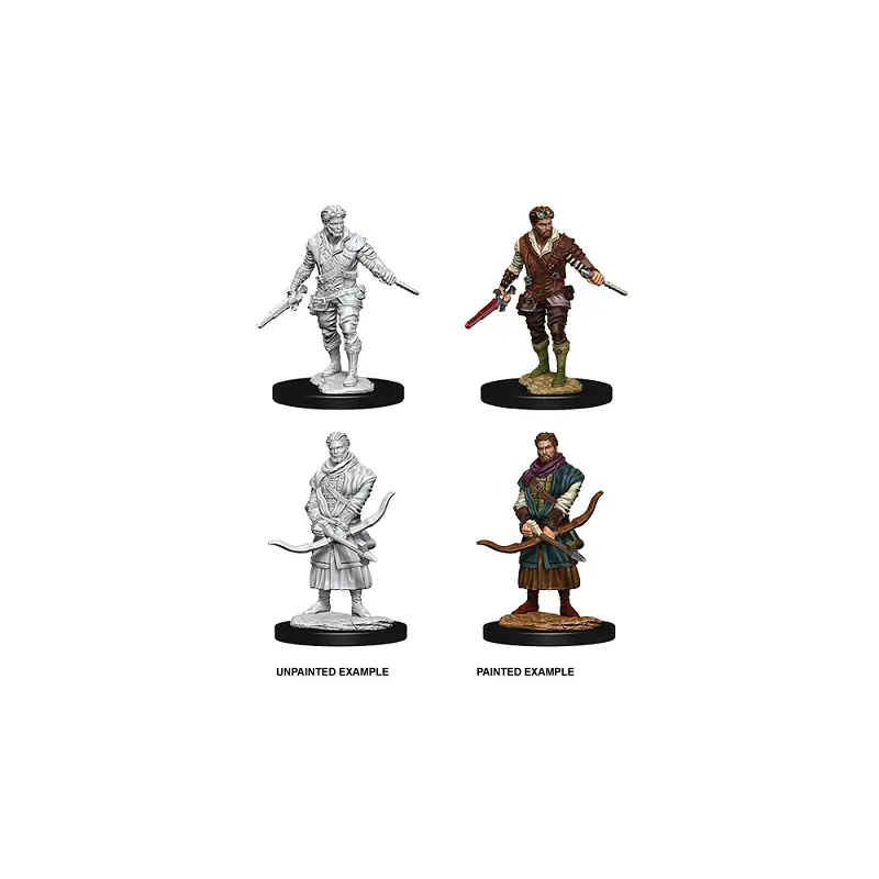 DND UNPAINTED MINIS WV9 MALE HUMAN ROGUE
