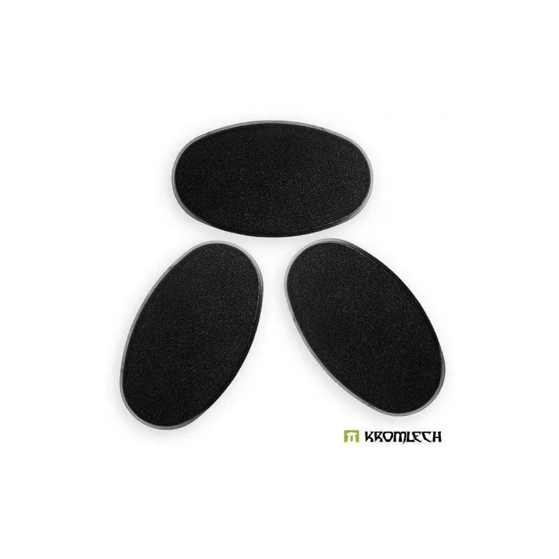 KROMLECH Oval 75x42mm Bases (3)