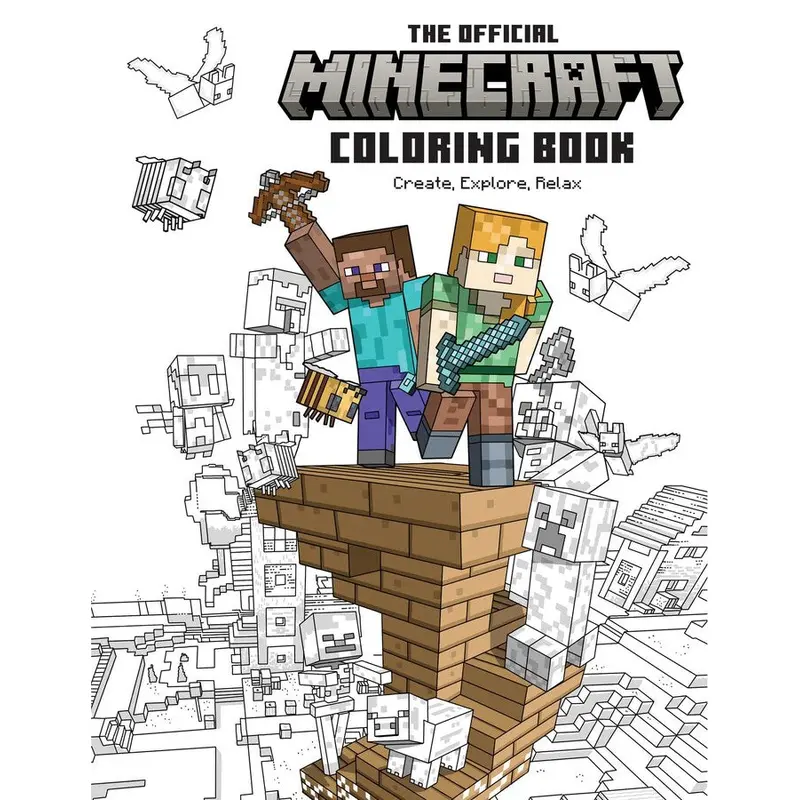 The Official Minecraft Coloring Book