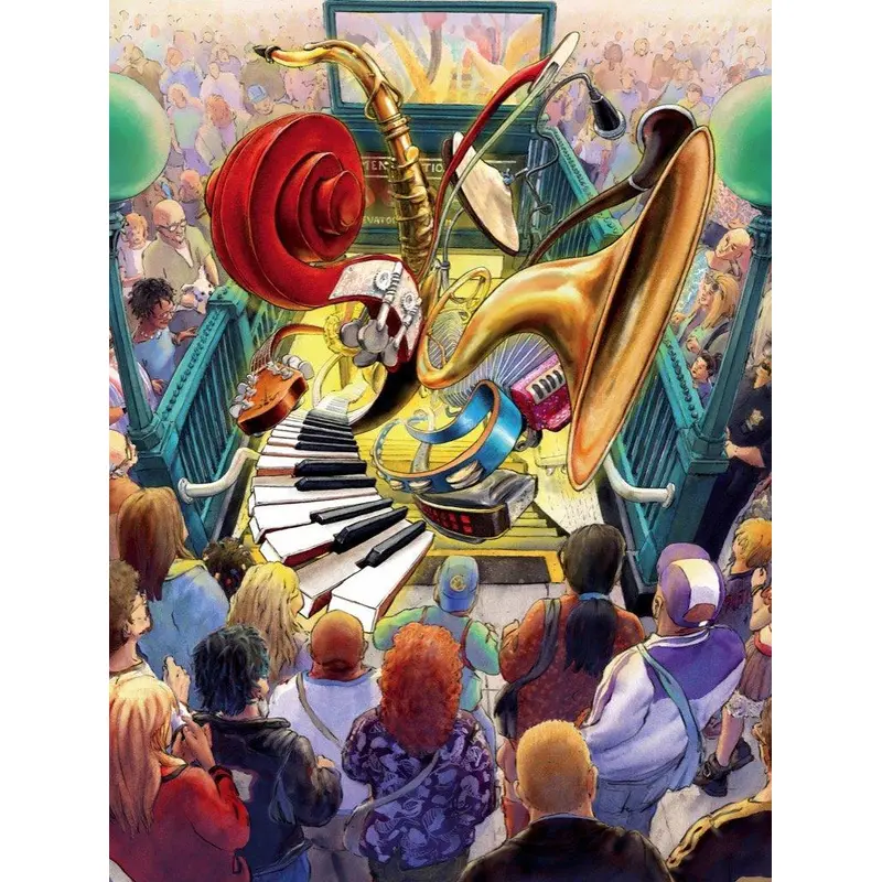 Feel the Rhythm (New York Puzzle Company 1000pc)