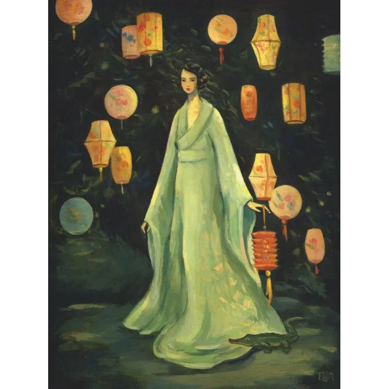 Lantern Garden (New York Puzzle Company 1000pc)