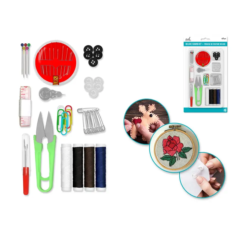 Needlecrafters: Sewing Kit Complete Home Set 48pc