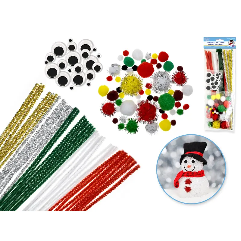 Seasonal Wonders: DIY Value Craft Pack Chenille/Poms/Eyes