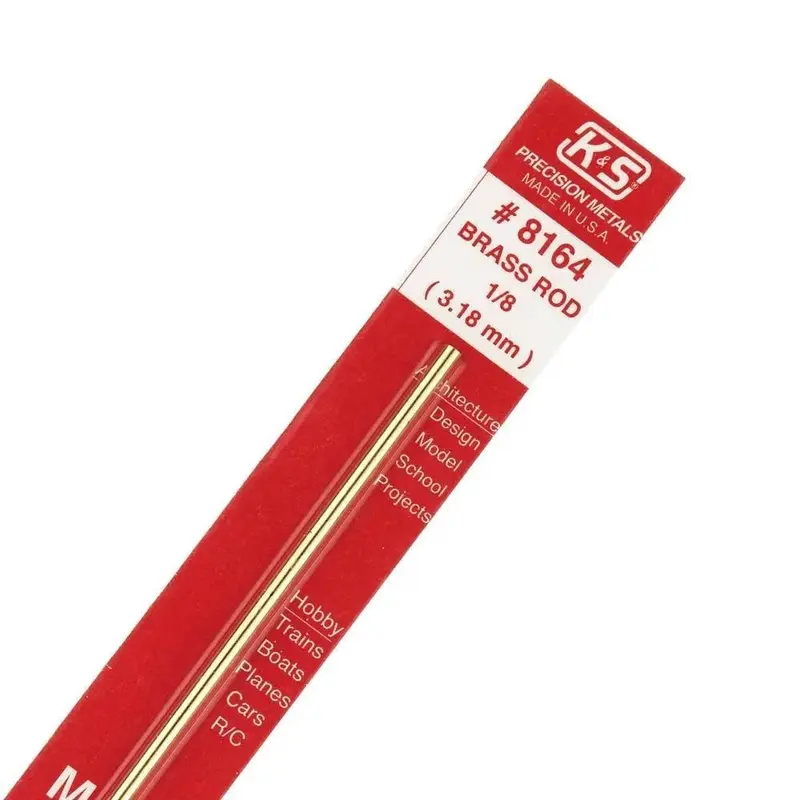 1/8 Solid Brass Rod K&S Engineering 8164