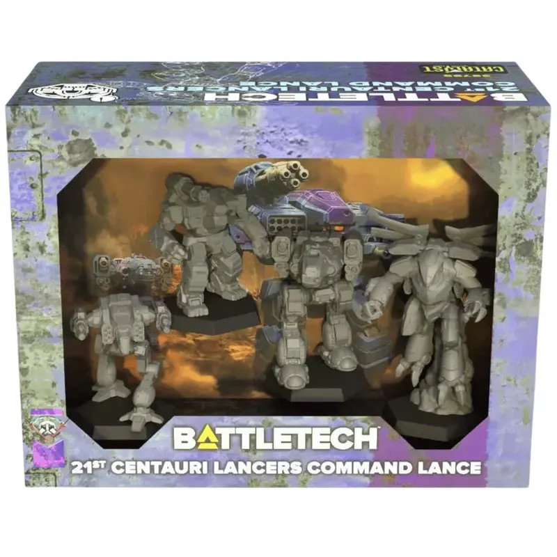 Battletech - 21st Centauri Lancers Command Lance - Pre-Order