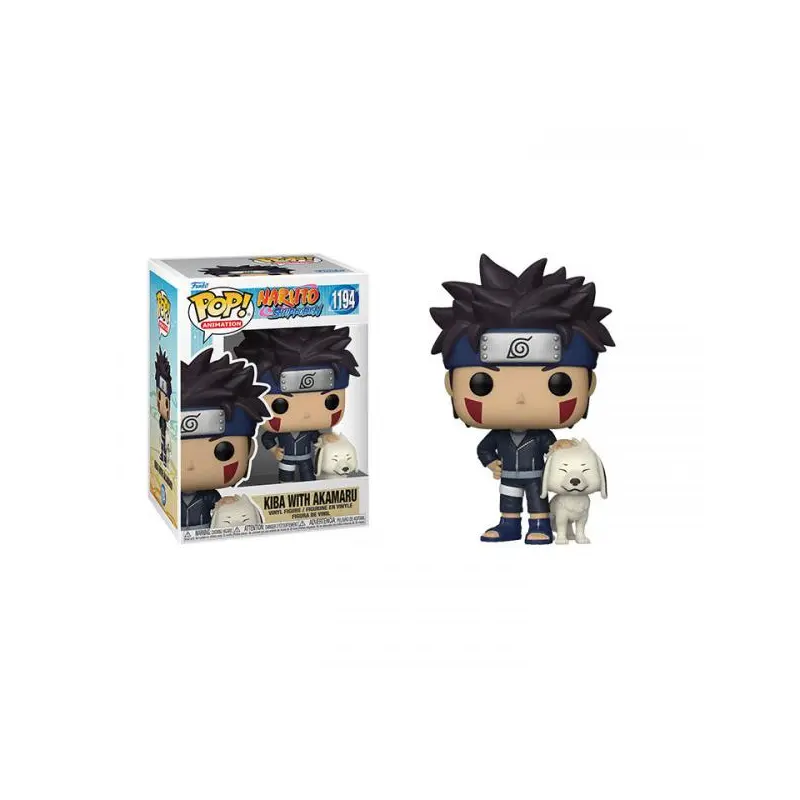 Funko POP ANIME NARUTO SHIPPUDEN Kiba with Akamaru 1194