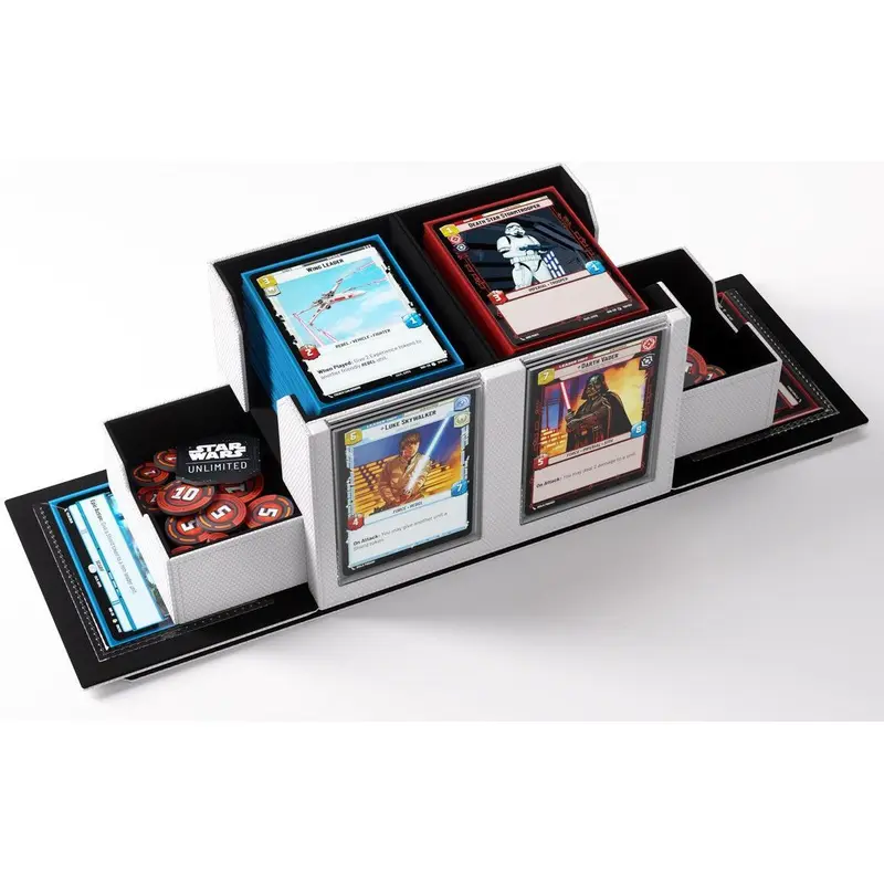 Gamegenic Star Wars Unlimited Double Deck Pod - White/Black