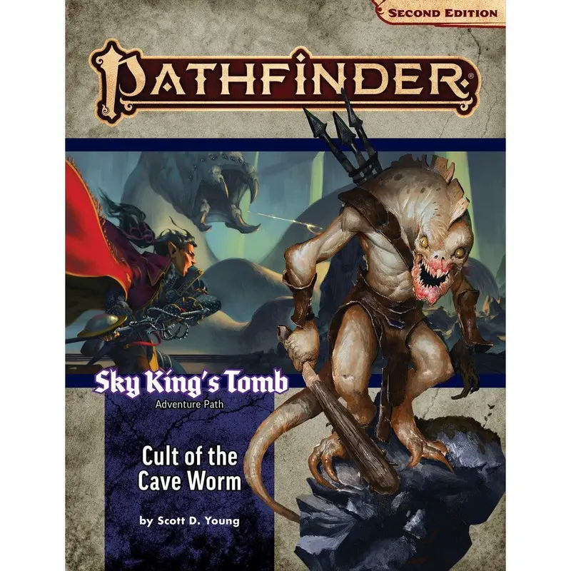 Pathfinder Second Edition: Adventure Path: Sky Kings Tomb #2 Cult of the Cave Worm
