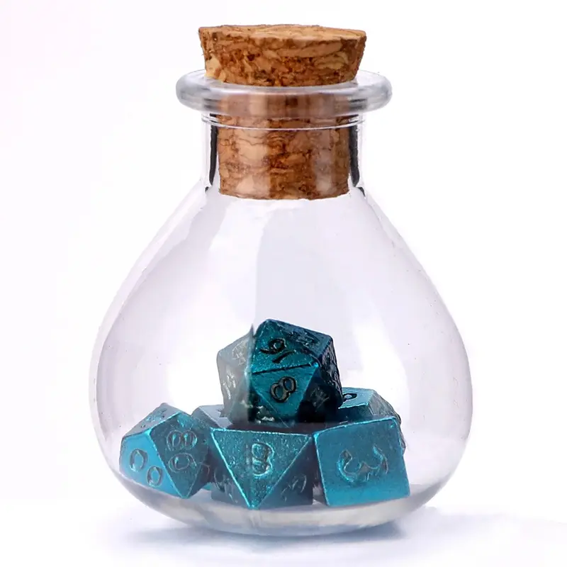 Unseelie Mini RPG Dice set - Blue