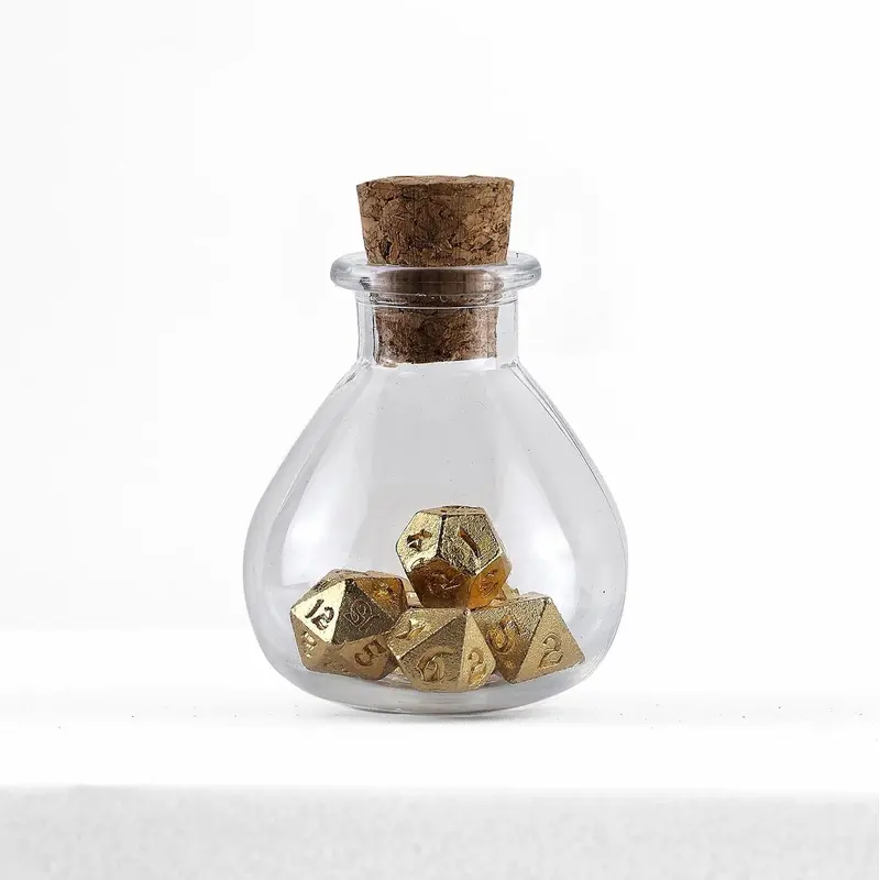 Unseelie Mini RPG Dice set - Gold